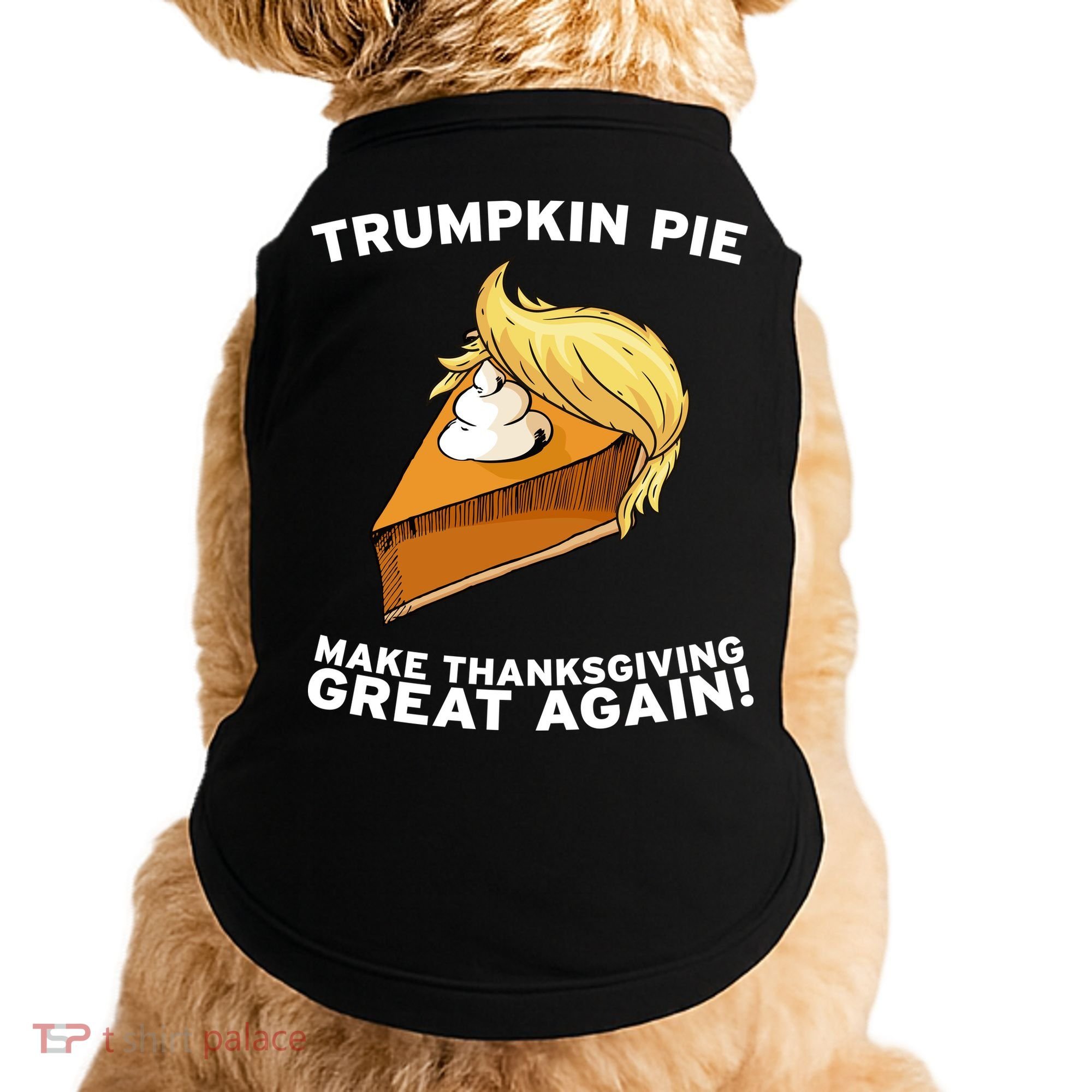 Thanksgiving Trumpkin Pie Doggie Tank