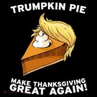 Thanksgiving Trumpkin Pie Button thumb 1