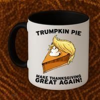 Thanksgiving Trumpkin Pie Coffee Mug thumb 2