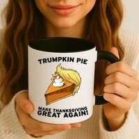 Thanksgiving Trumpkin Pie Coffee Mug thumb 3