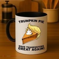 Thanksgiving Trumpkin Pie Coffee Mug thumb 4