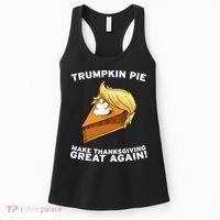 Thanksgiving Trumpkin Pie Women's Tank Top thumb 0