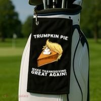 Thanksgiving Trumpkin Pie Golf Towel thumb 2