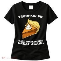 Thanksgiving Trumpkin Pie Women's T-Shirt thumb 0