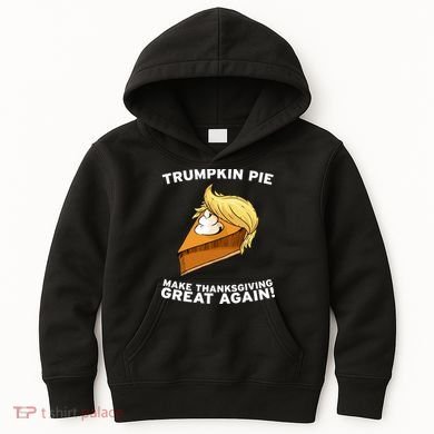 Thanksgiving Trumpkin Pie Kids Hoodie
