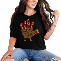 Thanksgiving Turkey Hand Comfort Colors T-Shirt thumb 0