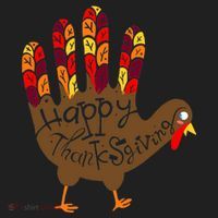 Thanksgiving Turkey Hand Women's Sweatshirt thumb 2
