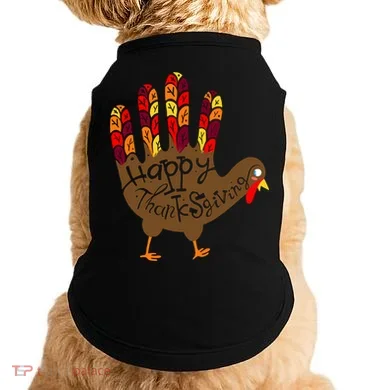 Thanksgiving Turkey Hand Doggie Tank