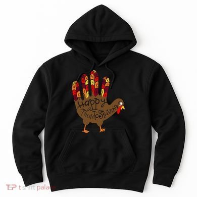 Thanksgiving Turkey Hand Hoodie