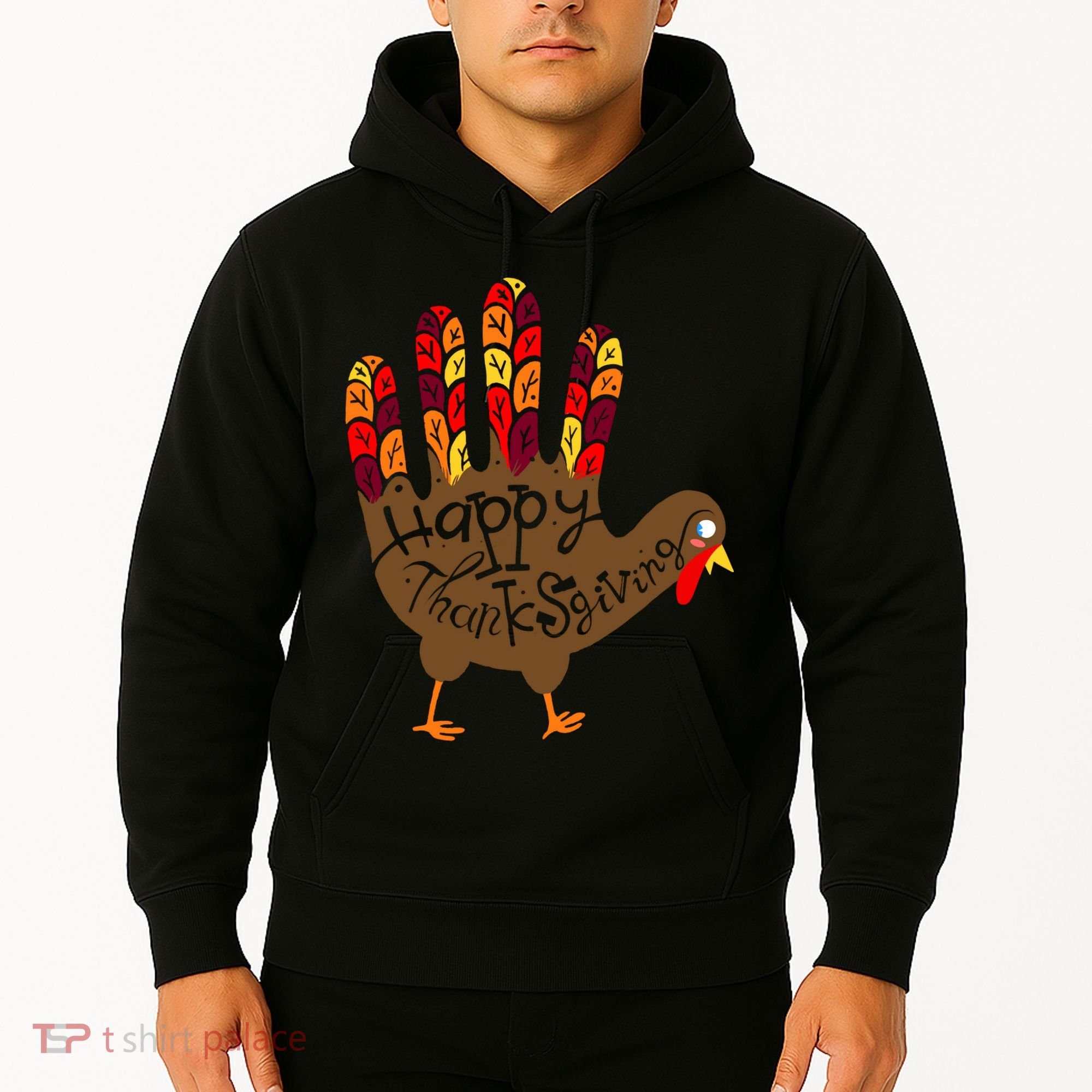 Thanksgiving Turkey Hand Hoodie
