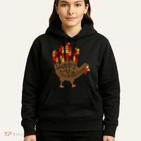 Thanksgiving Turkey Hand Hoodie thumb 5