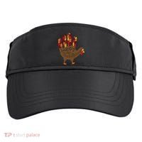 Thanksgiving Turkey Hand Adult Drive Performance Visor thumb 0