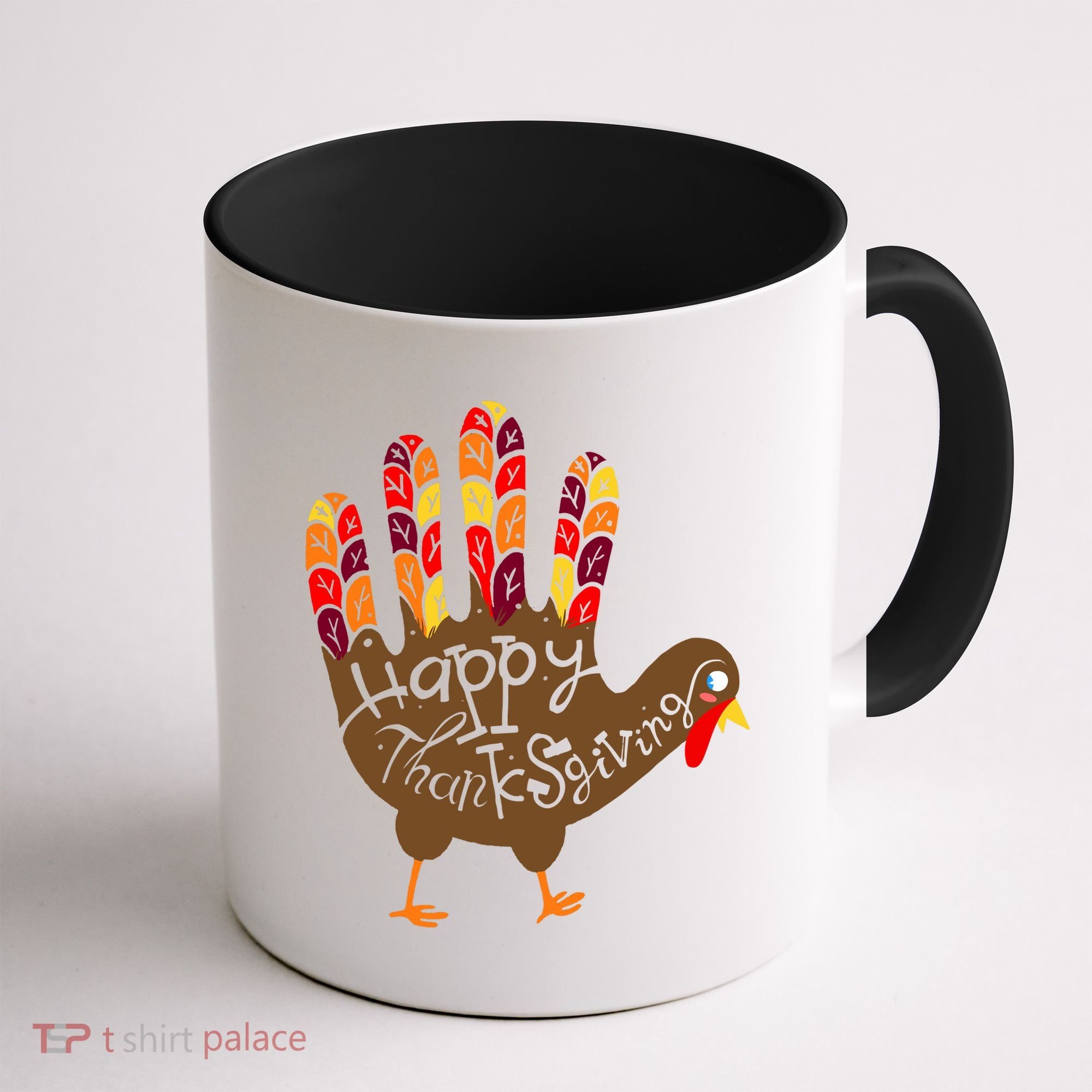 Thanksgiving Turkey Hand Coffee Mug