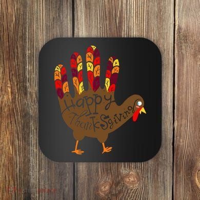 Thanksgiving Turkey Hand Coaster