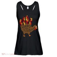 Thanksgiving Turkey Hand Ladies Essential Flowy Tank thumb 0