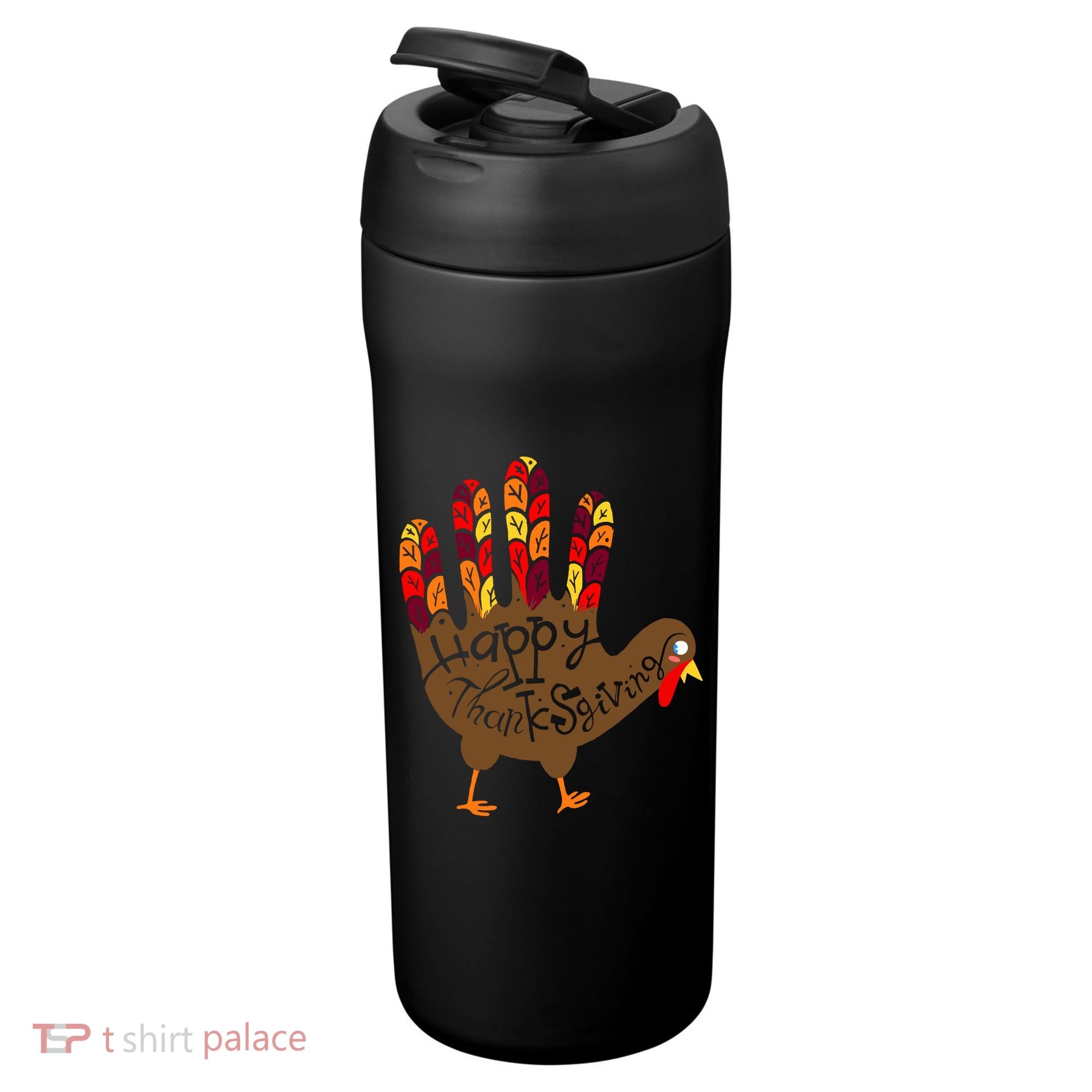 Thanksgiving Turkey Hand 24oz Duet Stainless Steel Tumbler