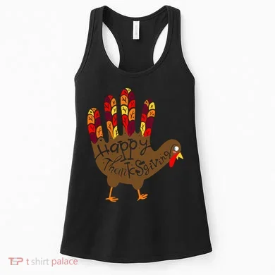 Thanksgiving Turkey Hand Women's Tank Top