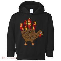 Thanksgiving Turkey Hand Toddler Hoodie thumb 0