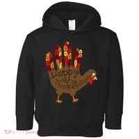Thanksgiving Turkey Hand Toddler Hoodie thumb 0
