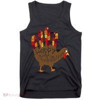 Thanksgiving Turkey Hand Tank Top thumb 0