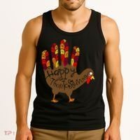Thanksgiving Turkey Hand Tank Top thumb 3