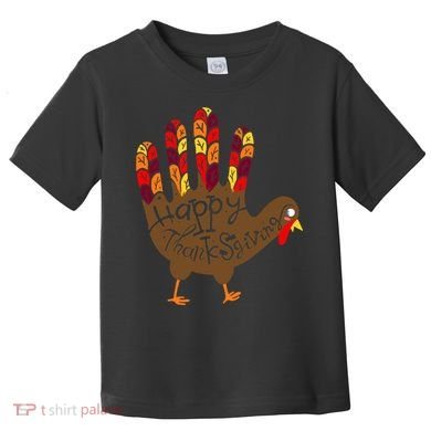 Thanksgiving Turkey Hand Toddler T-Shirt