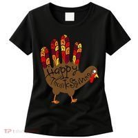 Thanksgiving Turkey Hand Women's T-Shirt thumb 0