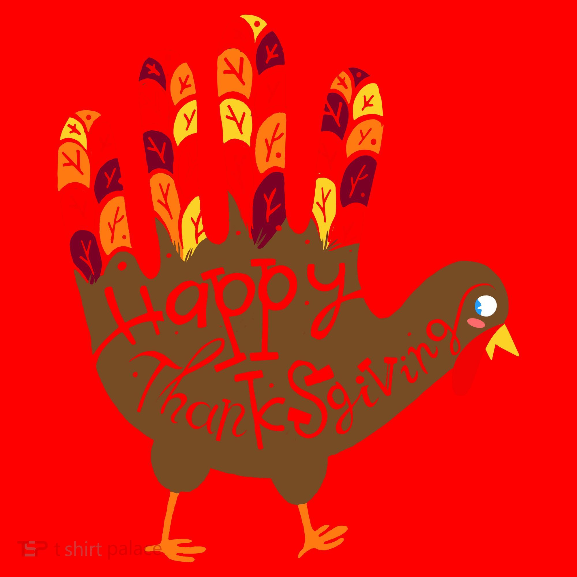 Thanksgiving Turkey Hand Santa Hat