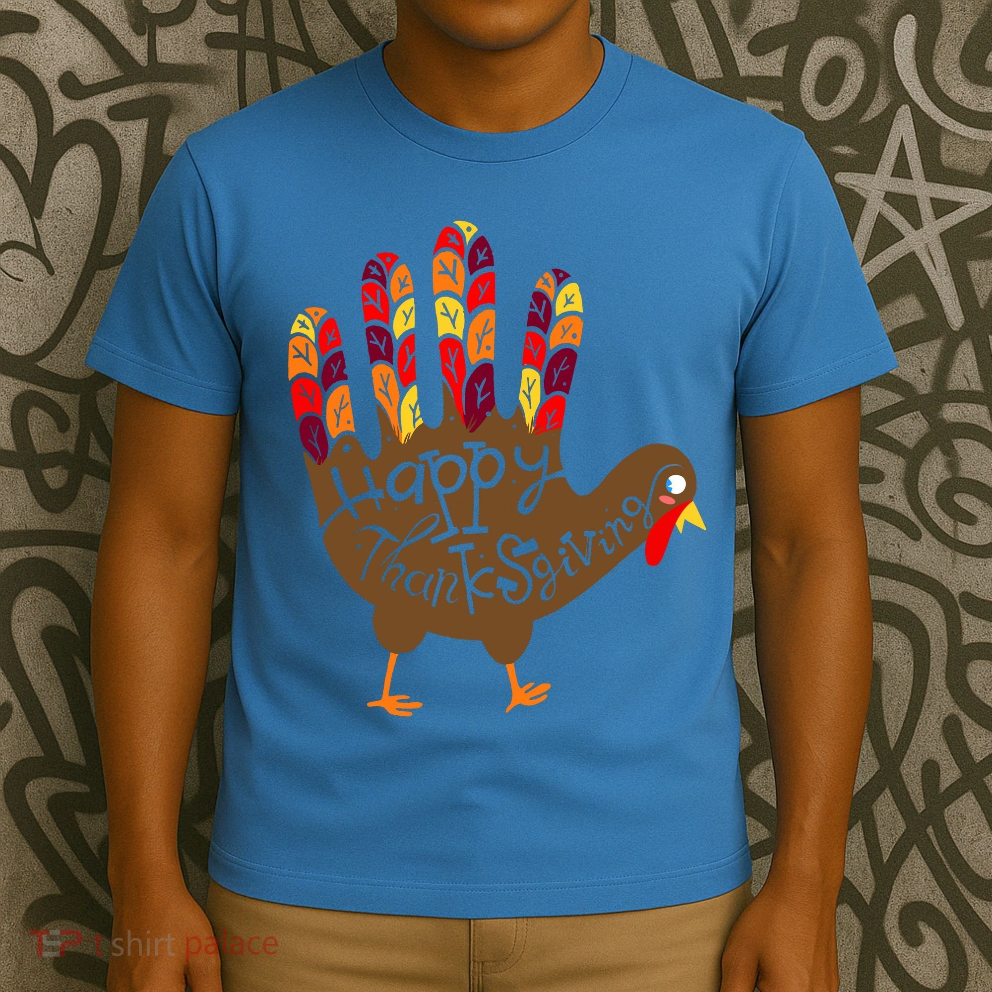 Thanksgiving Turkey Hand T-Shirt