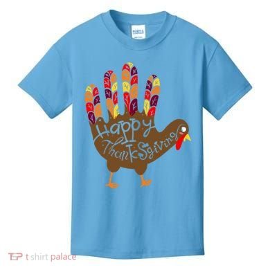 Thanksgiving Turkey Hand Kids T-Shirt