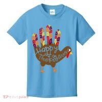 Thanksgiving Turkey Hand Kids T-Shirt thumb 0