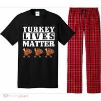Thanksgiving Turkey Lives Matter Pajama Set thumb 0