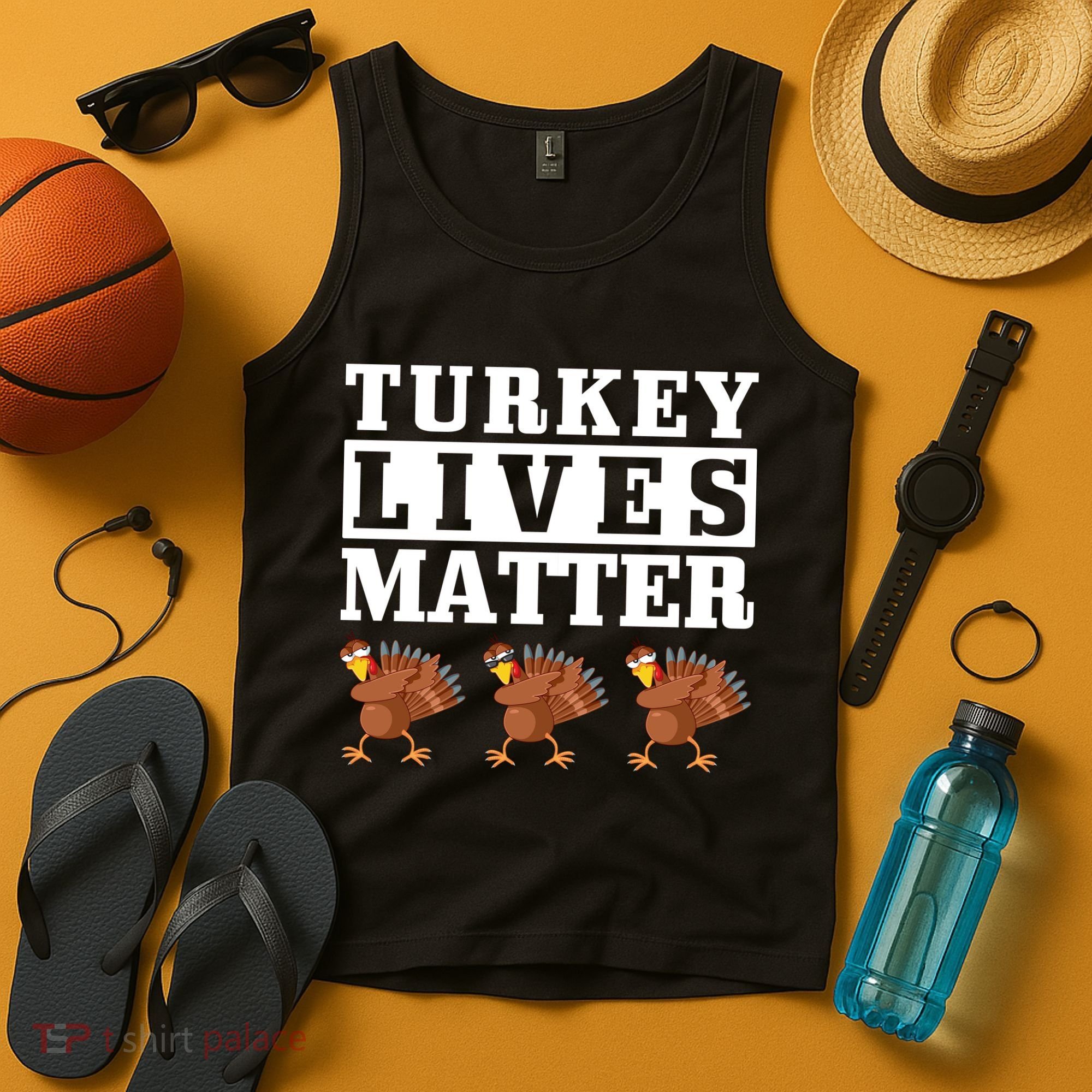 Thanksgiving Turkey Lives Matter Tank Top