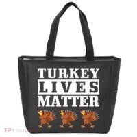 Thanksgiving Turkey Lives Matter Tote Bag thumb 0