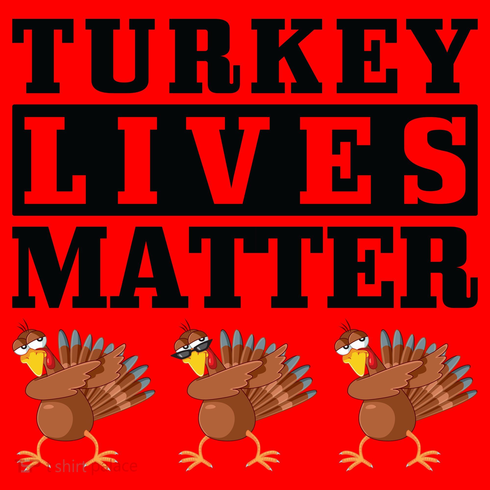 Thanksgiving Turkey Lives Matter Santa Hat