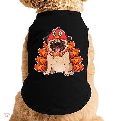 Thanksgiving Turkey Pug Doggie Tank