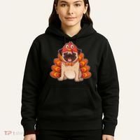 Thanksgiving Turkey Pug Hoodie thumb 5