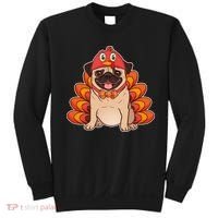 Thanksgiving Turkey Pug Sweatshirt thumb 0