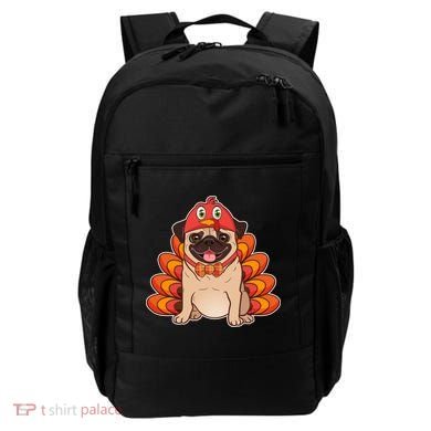 Thanksgiving Turkey Pug Backpack