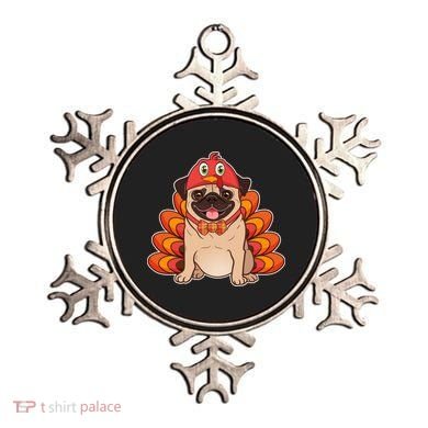 Thanksgiving Turkey Pug Ornament