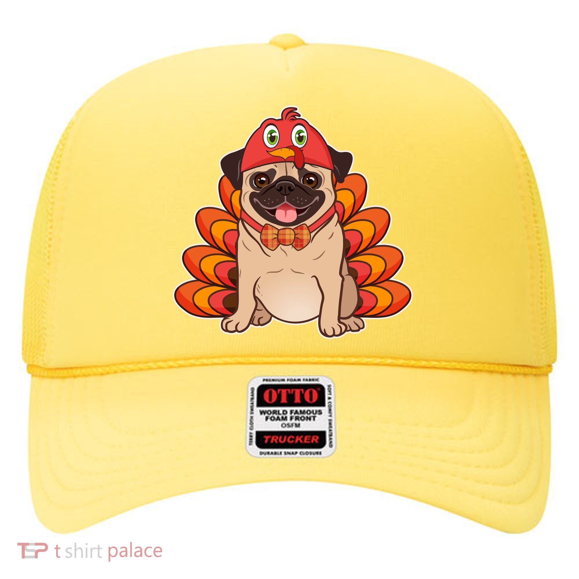 Thanksgiving Turkey Pug Hat