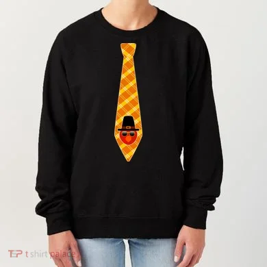 Thanksgiving Turkey Tie Women's Sweatshirt
