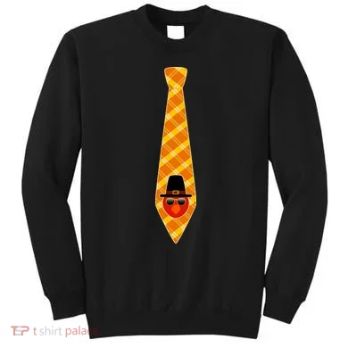 Thanksgiving Turkey Tie Sweatshirt