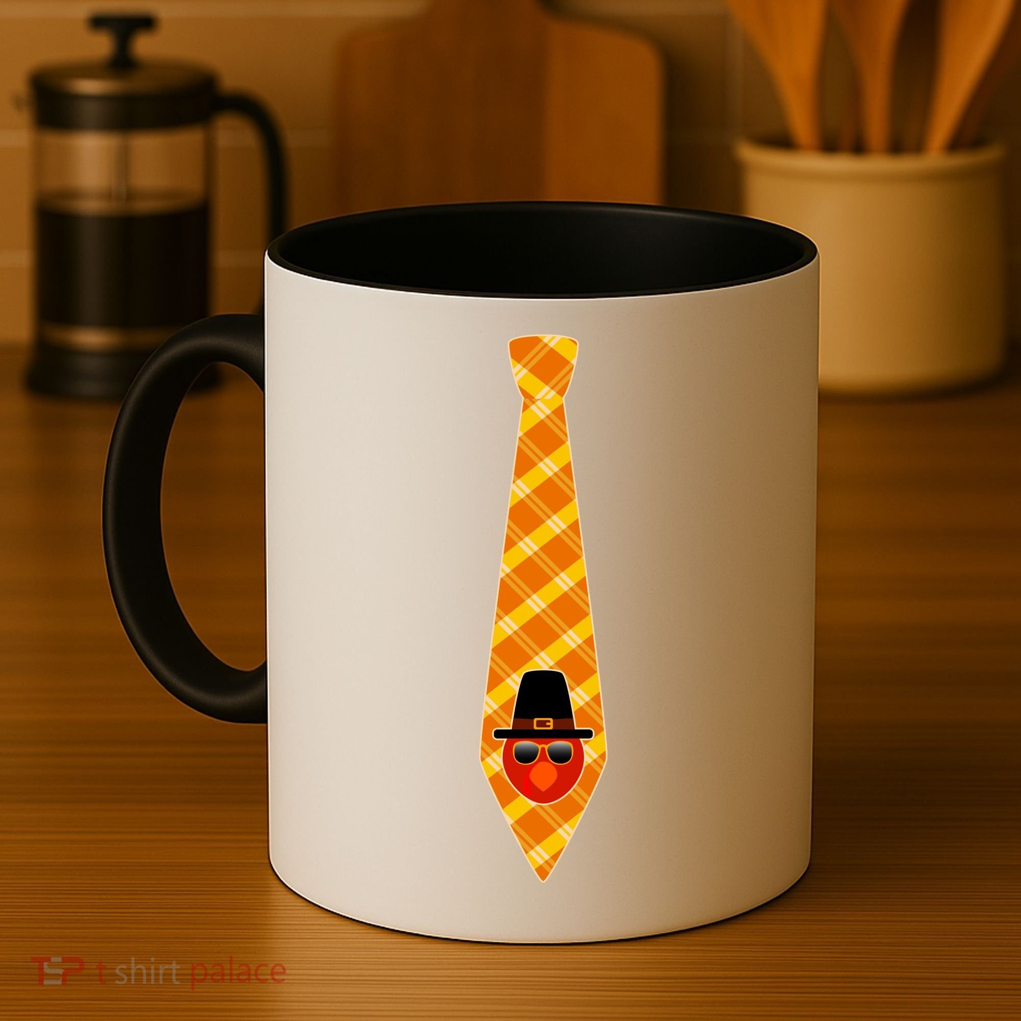 Thanksgiving Turkey Tie Coffee Mug