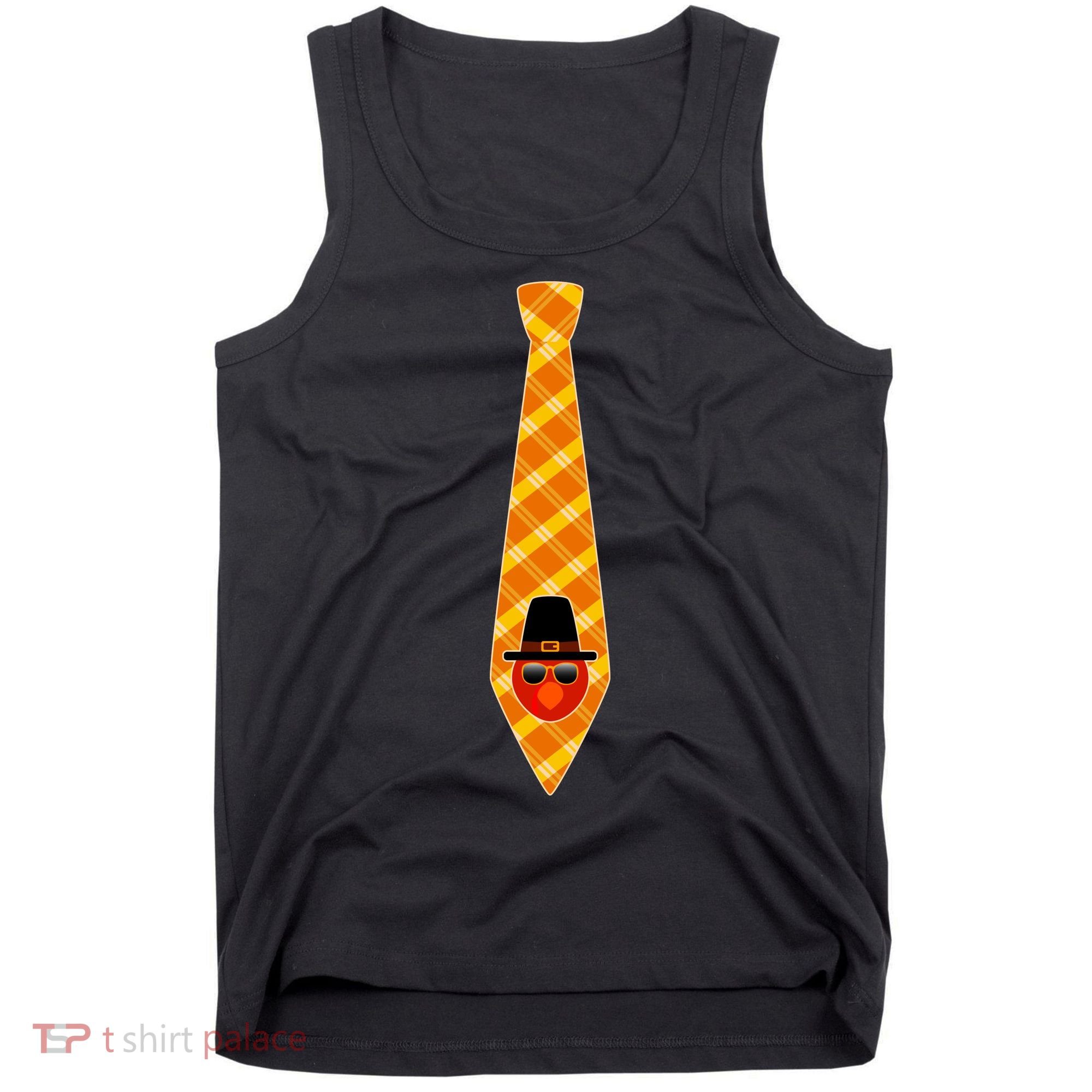 Thanksgiving Turkey Tie Tank Top