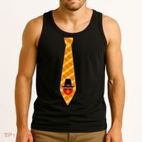 Thanksgiving Turkey Tie Tank Top thumb 3