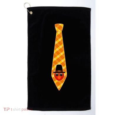 Thanksgiving Turkey Tie Golf Towel