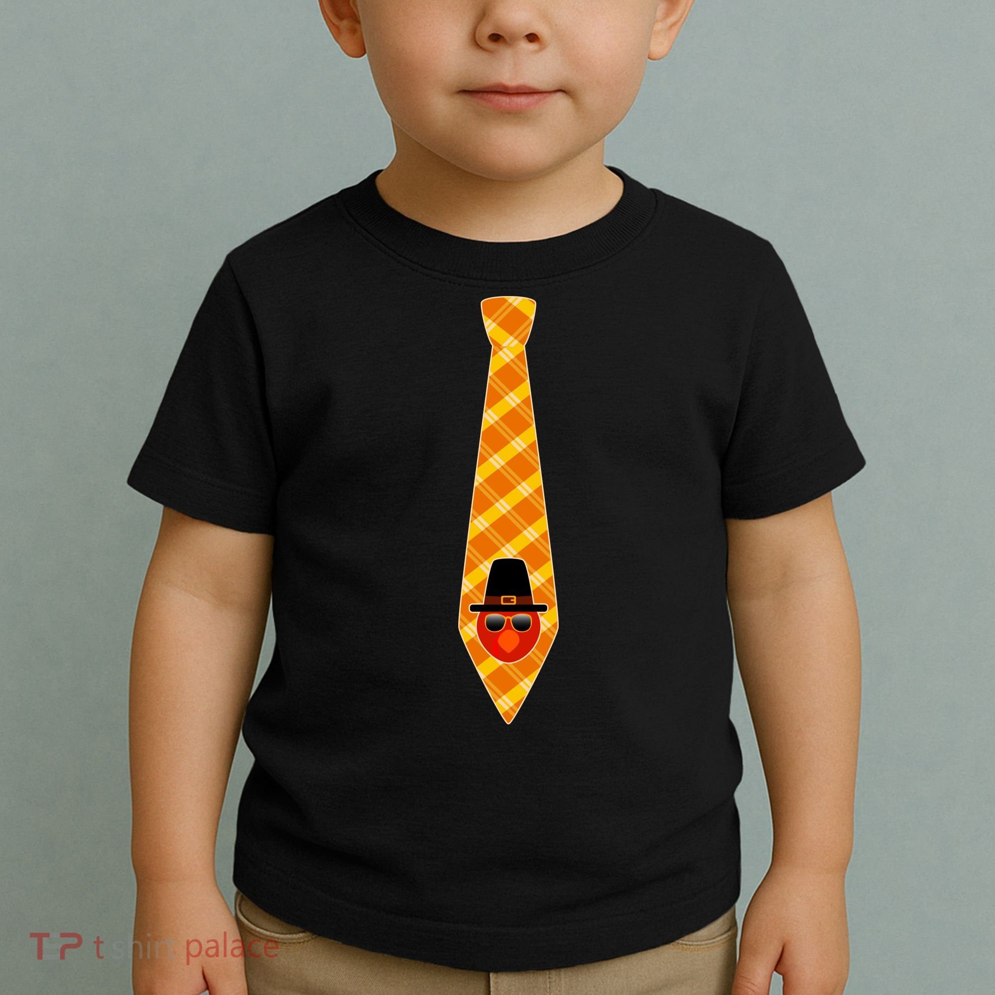 Thanksgiving Turkey Tie Toddler T-Shirt