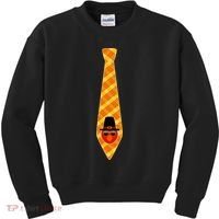 Thanksgiving Turkey Tie Kids Sweatshirt thumb 0