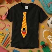 Thanksgiving Turkey Tie Kids T-Shirt thumb 3